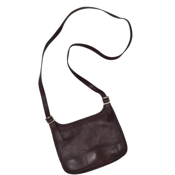 Vintage Coach 9142 Mini Crossbody Bag Brown Glove-Tanned Leather USA - Picture 1 of 14